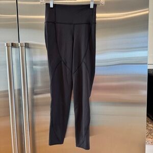 Lululemon To The Beat Tights 24" X SoulCycle Collab Leggings in Black Pre-Owned